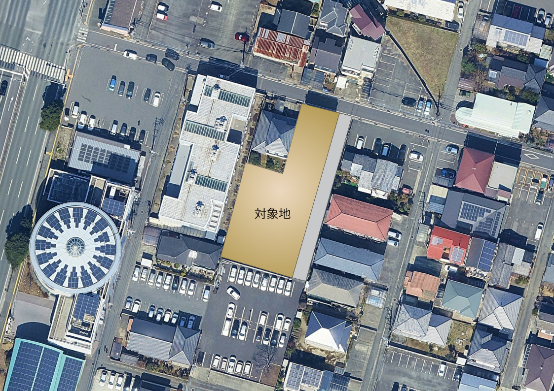 中央区 帯山 事業用地