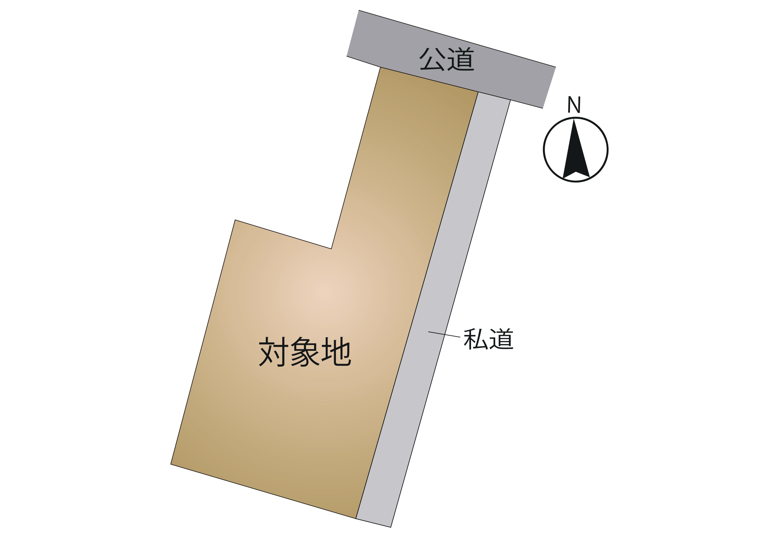 中央区 帯山 事業用地