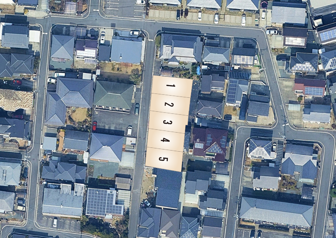 菊池郡菊陽町 大字原水 全5区画【①号地】