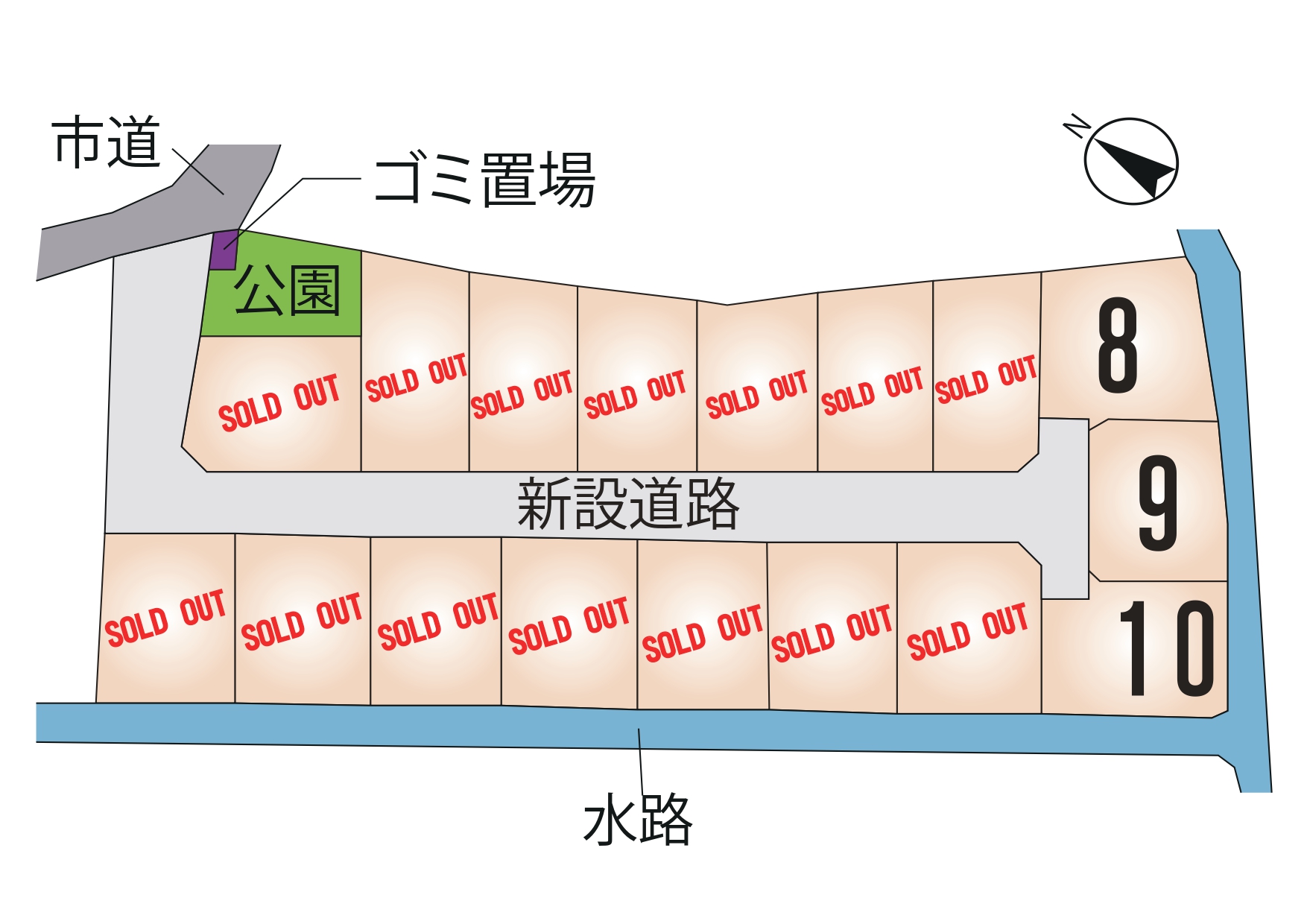 宇土市 岩古曽町 全17区画【⑧号地】