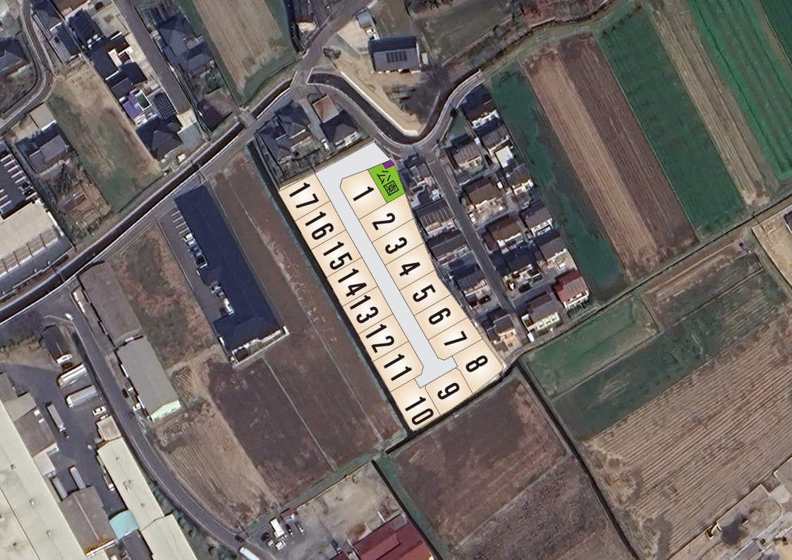 宇土市 岩古曽町 全17区画【⑧号地】