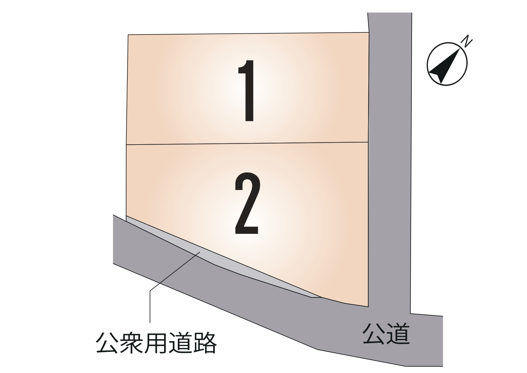 北区 清水新地6丁目 全2区画【①号地】