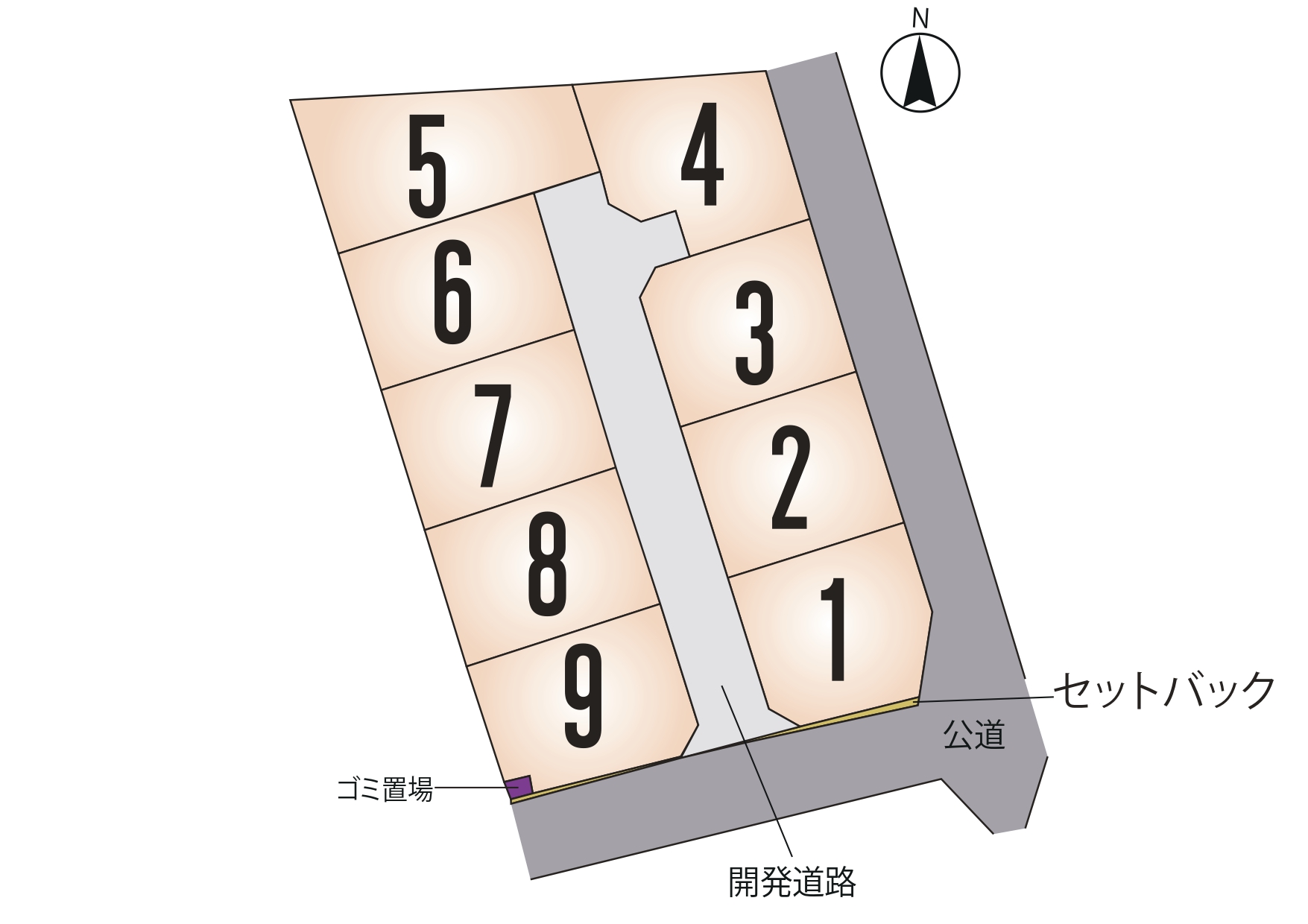 菊池郡菊陽町 大字辛川 全9区画【⑥号地】