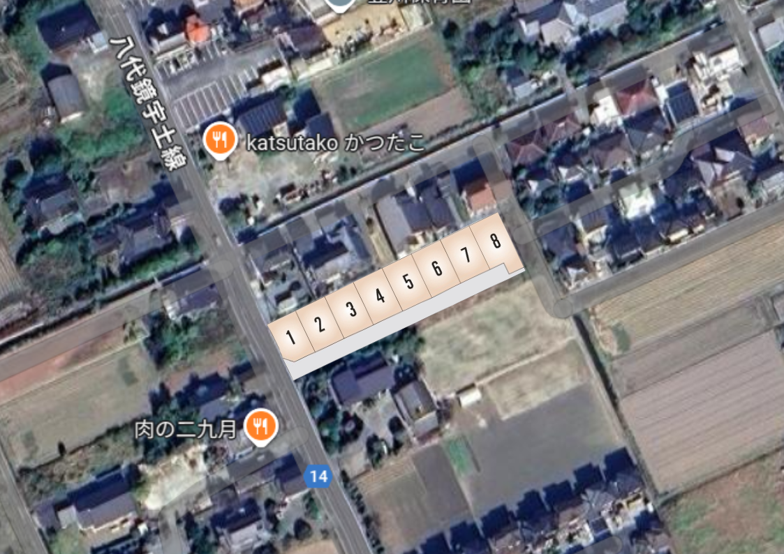 クレバーシティ松橋町南豊崎 全8区画【①号地】