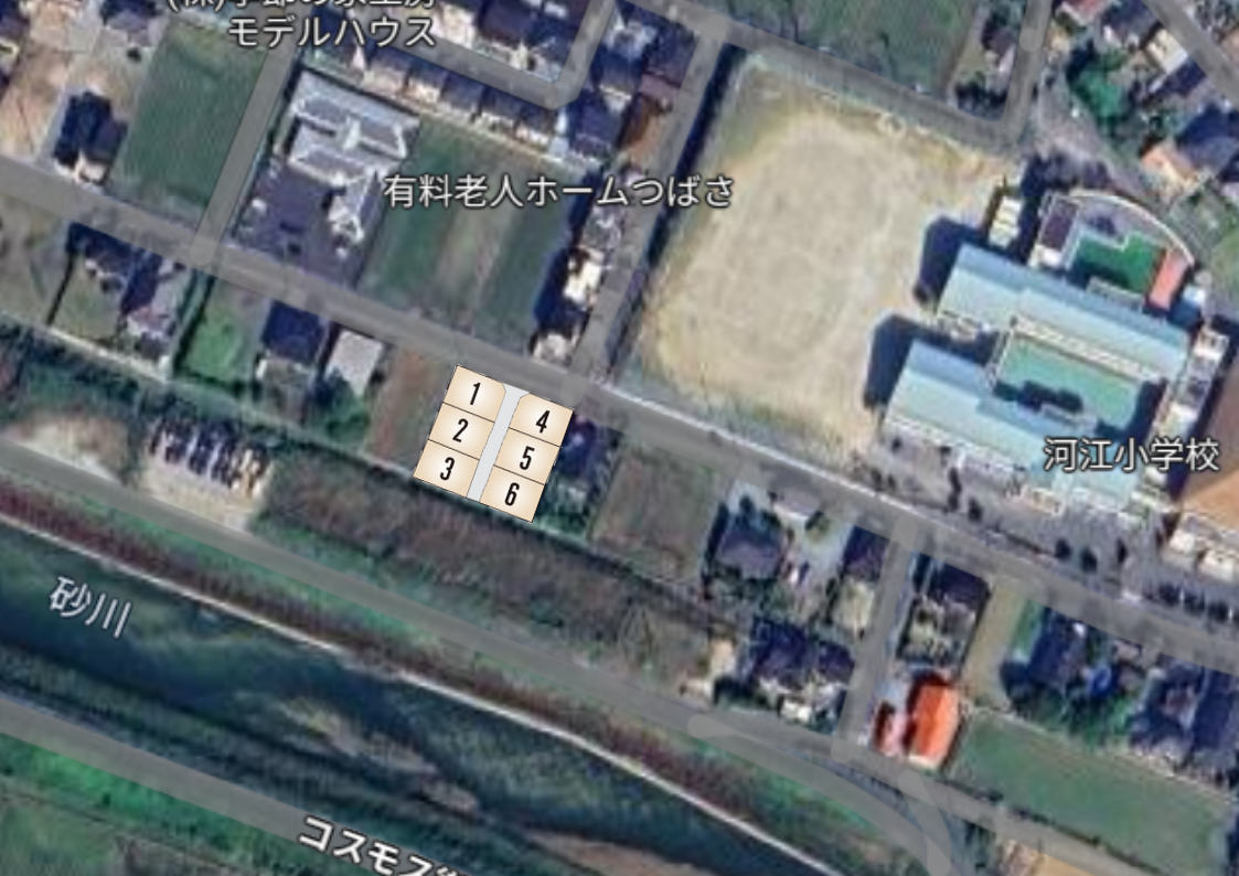 宇城市 小川町新田 全6区画【⑥号地】