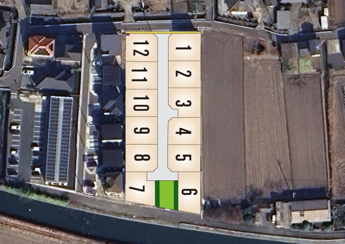 南区 富合町田尻 全12区画【⑥号地】