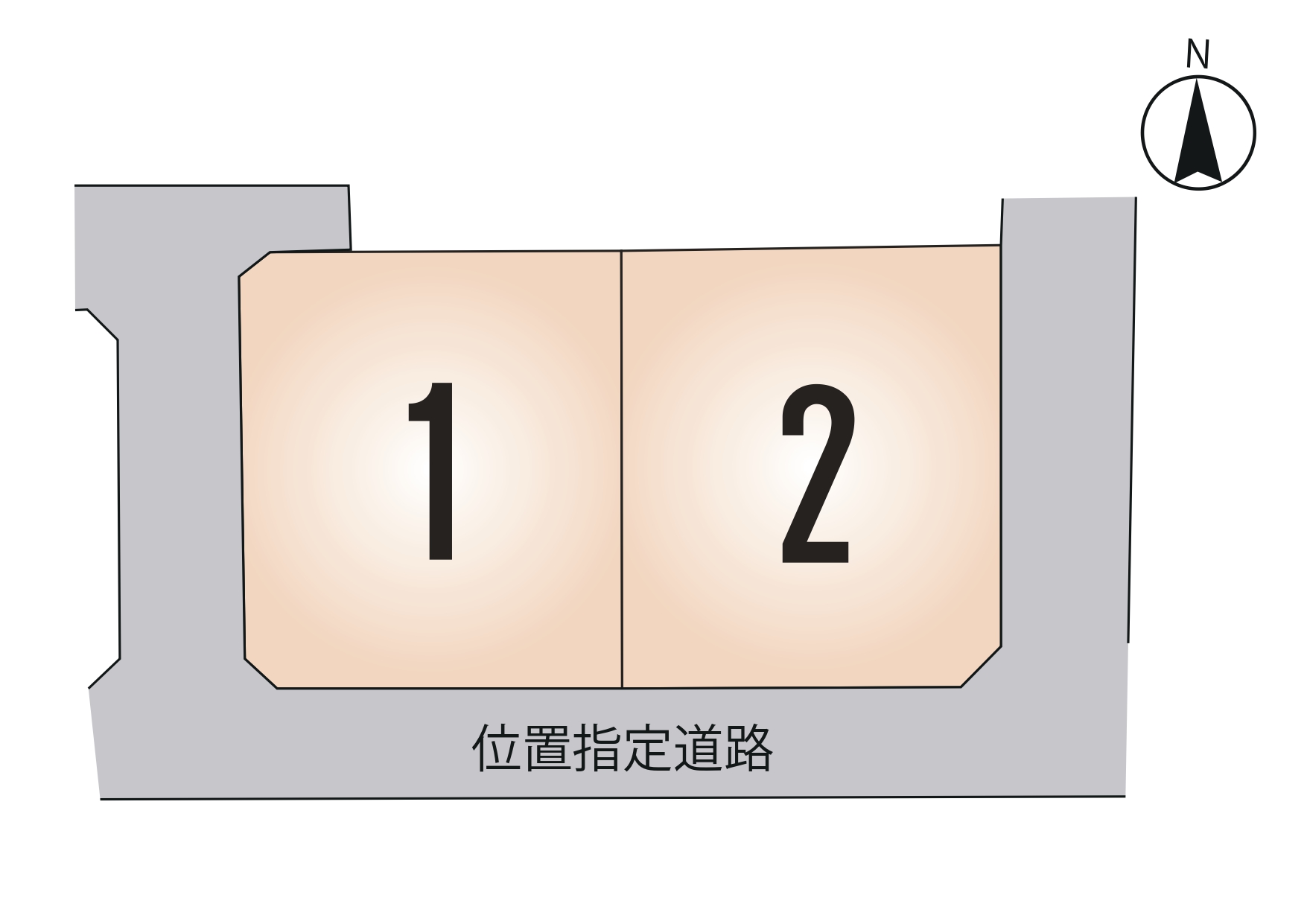 南区 南高江7丁目 全2区画【②号地】