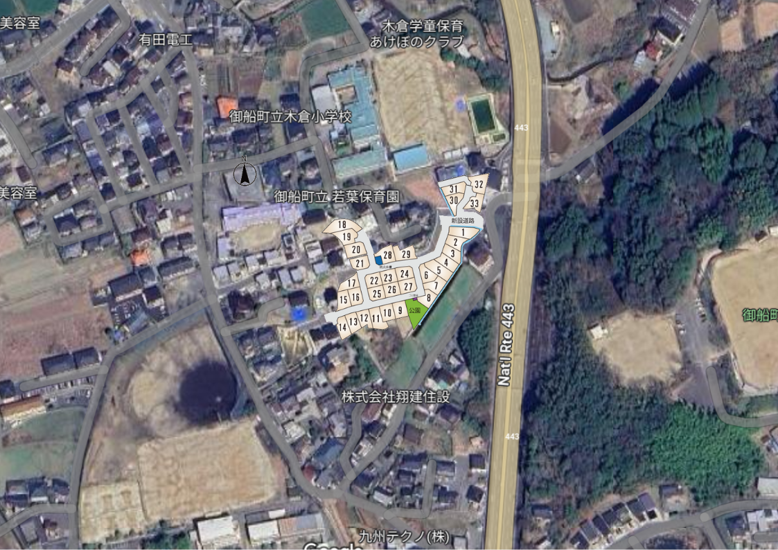 上益城郡御船町 大字木倉 全33区画【⑰号地】
