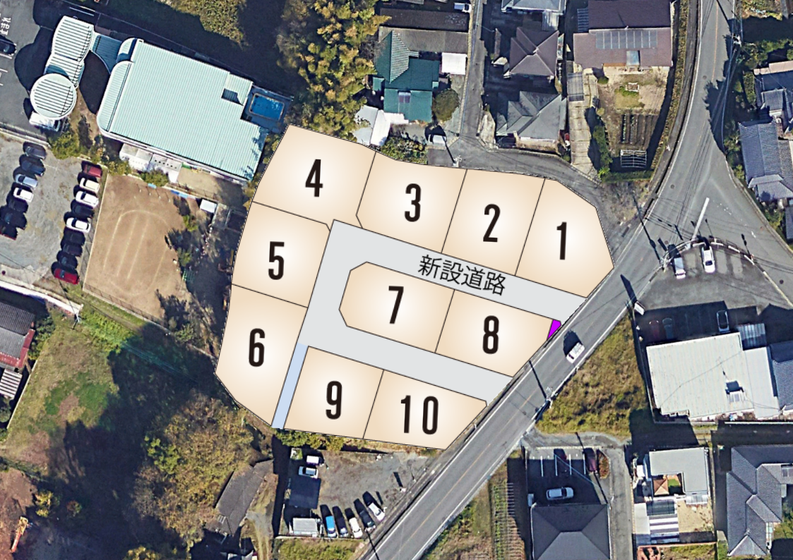 北区 梶尾町 全10区画【⑤号地】