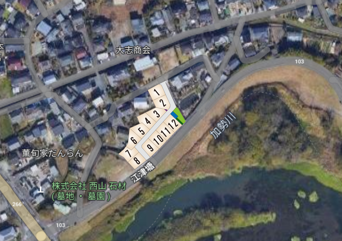 東区 画図町大字下無田 全12区画【⑥号地】