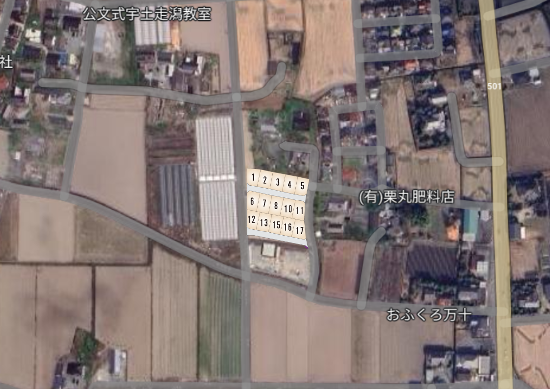 宇土市 走潟町 全15区画【⑩号地】