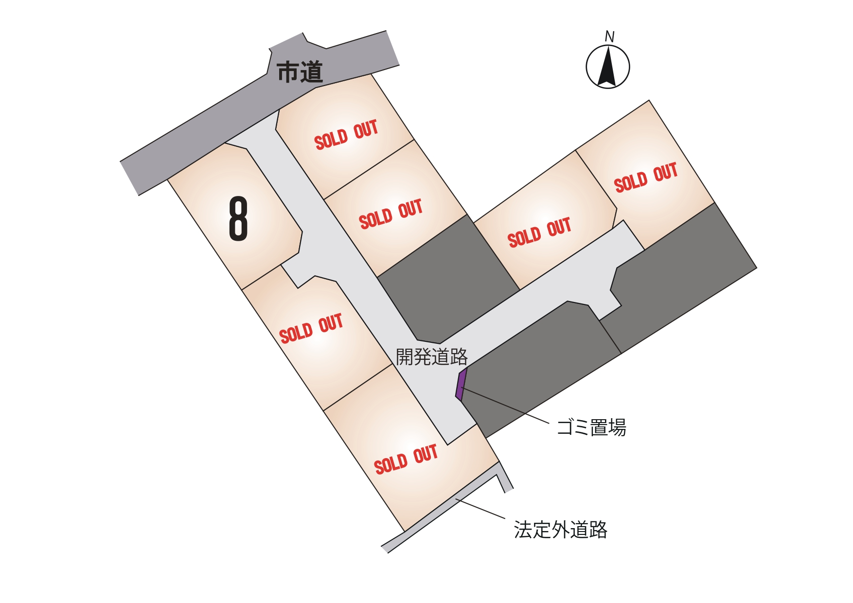 東区 戸島西7丁目 全8区画【⑧号地】