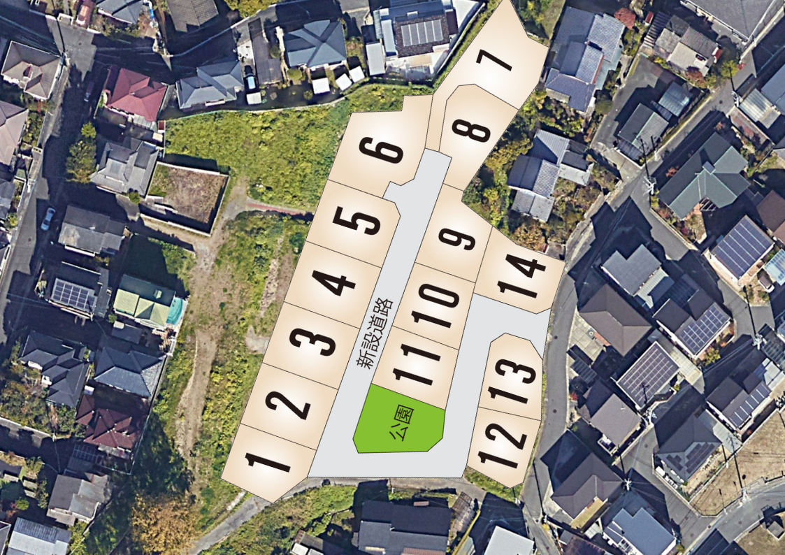 北区 打越町 全14区画【⑨号地】