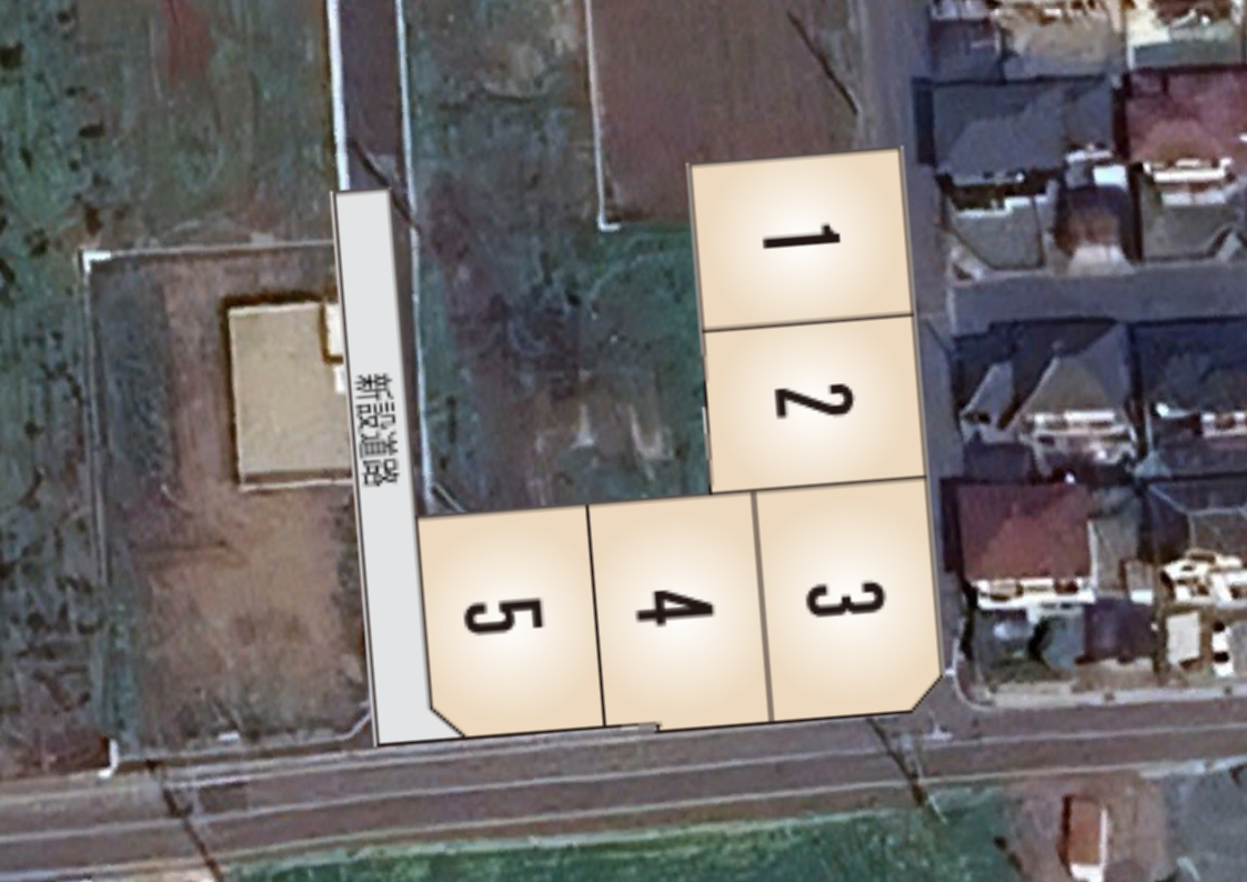 菊池市 泗水吉富 全5区画【③号地】