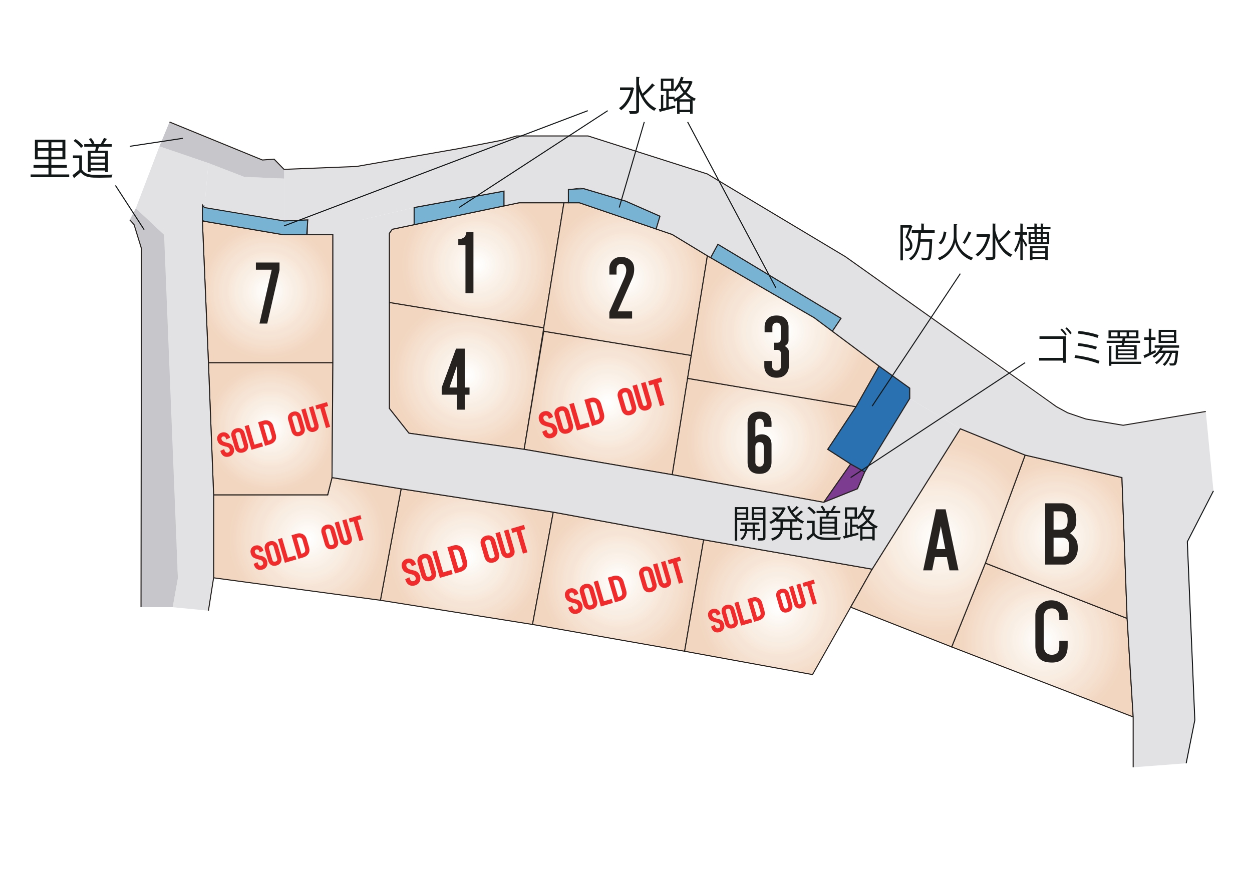 宇土市 北段原 全15区画【③号地】